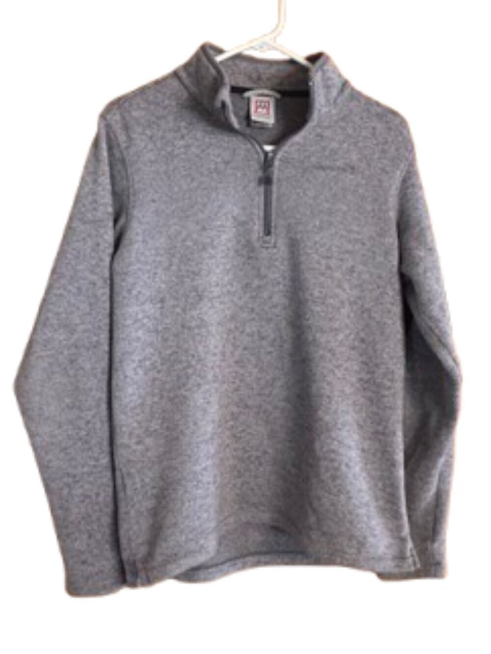 Avalanche Grey Men's Pull-over 1/4 zip, size Small (D18)
